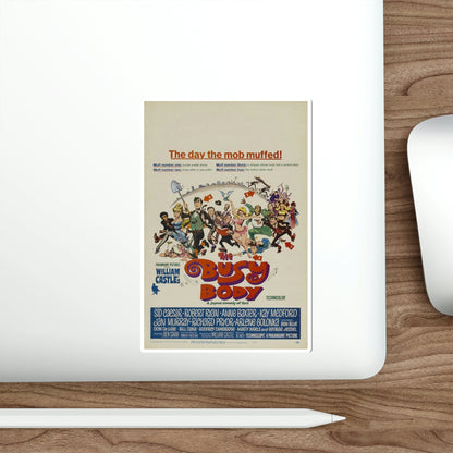 The Busy Body 1967 Movie Poster STICKER Vinyl Die-Cut Decal-The Sticker Space