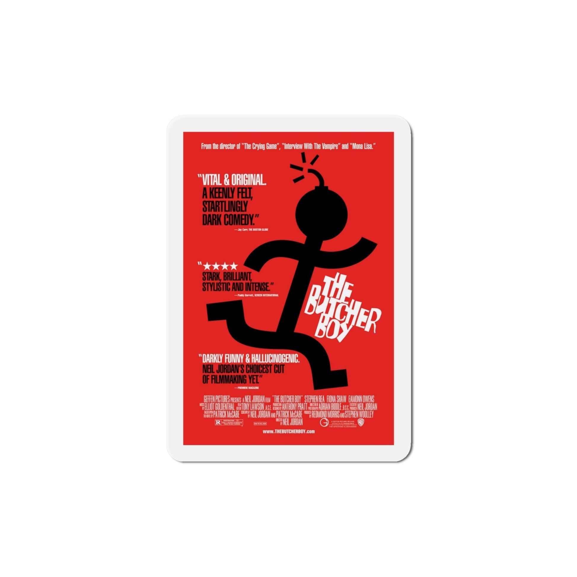 The Butcher Boy 1998 Movie Poster Die-Cut Magnet-6 Inch-The Sticker Space