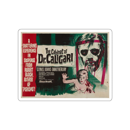 THE CABINET OF CALIGARI 1962 Movie Poster STICKER Vinyl Die-Cut Decal-White-The Sticker Space