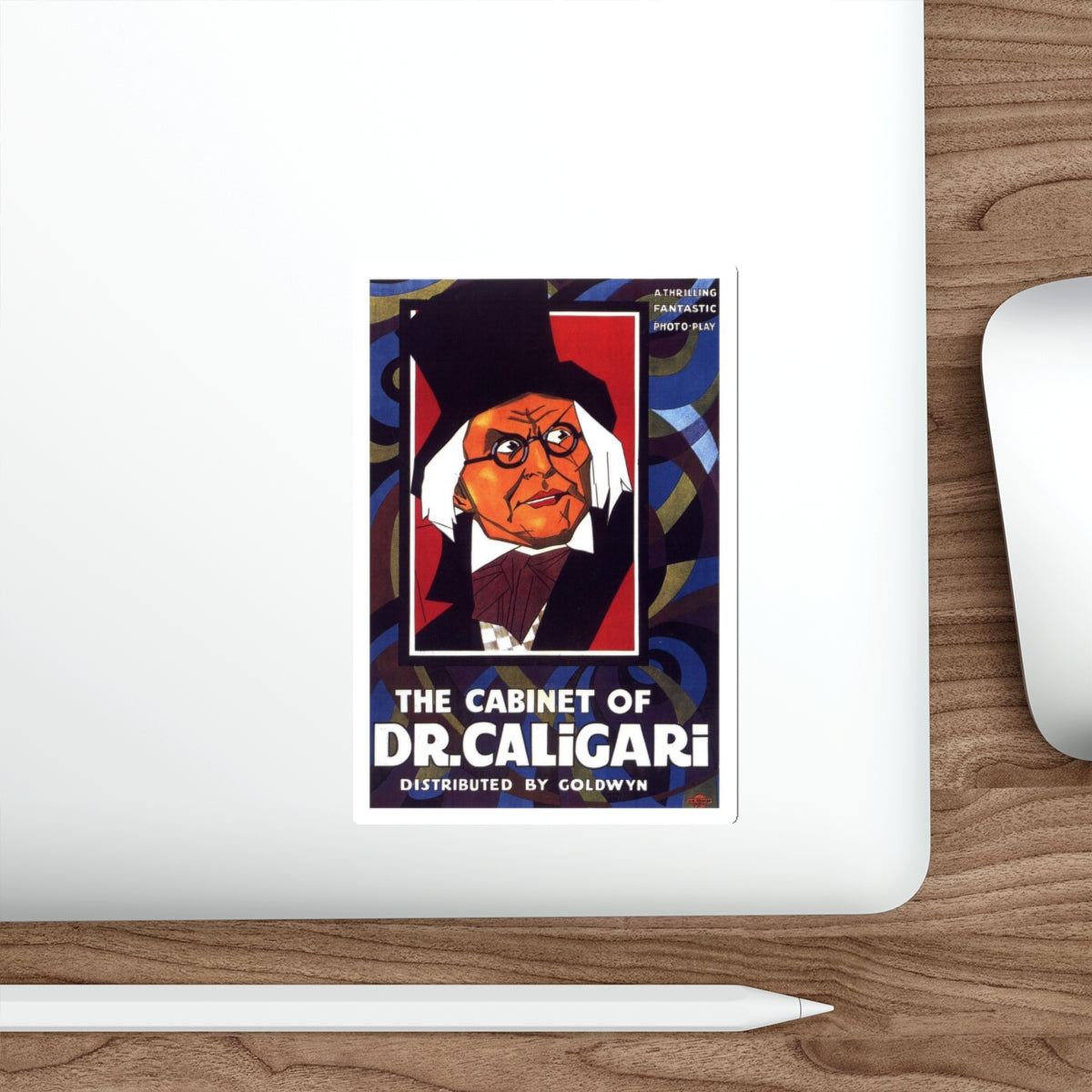 THE CABINET OF DR. CALIGARI (2) 1920 Movie Poster STICKER Vinyl Die-Cut Decal-The Sticker Space