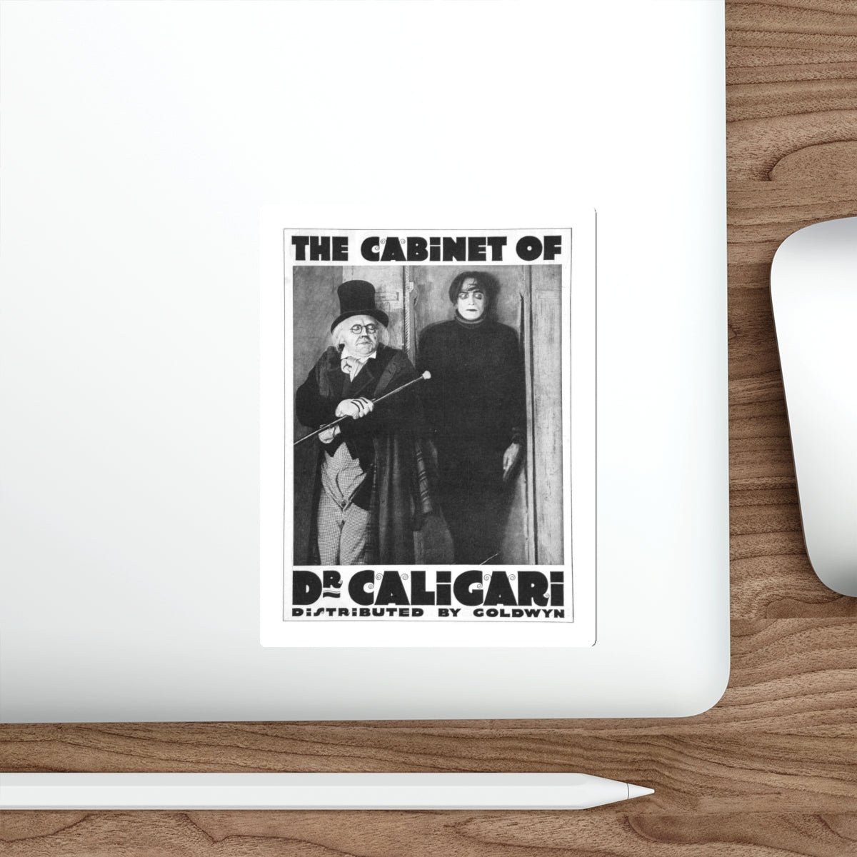 THE CABINET OF DR. CALIGARI (3) 1920 Movie Poster STICKER Vinyl Die-Cut Decal-The Sticker Space