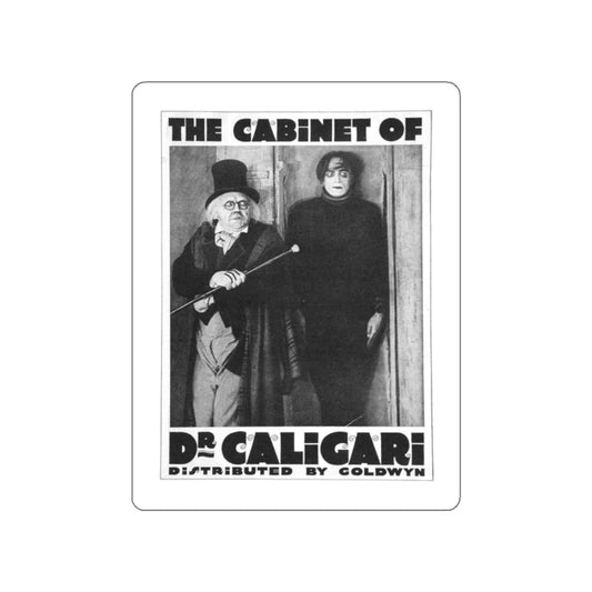THE CABINET OF DR. CALIGARI (3) 1920 Movie Poster STICKER Vinyl Die-Cut Decal-White-The Sticker Space