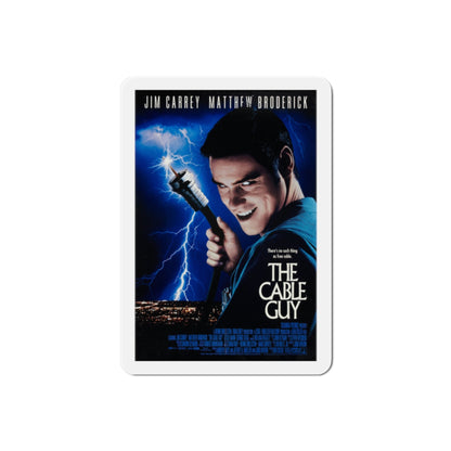 The Cable Guy 1996 Movie Poster Die-Cut Magnet-2" x 2"-The Sticker Space