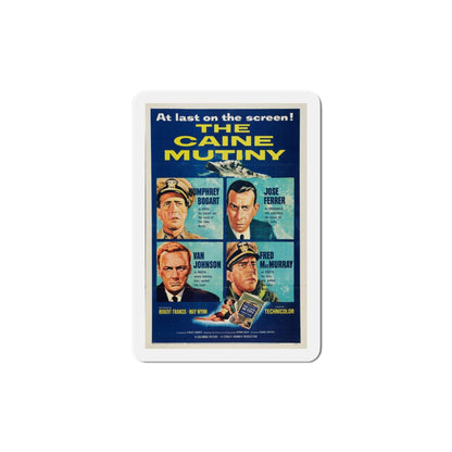 The Caine Mutiny 1954 Movie Poster Die-Cut Magnet-6 Inch-The Sticker Space