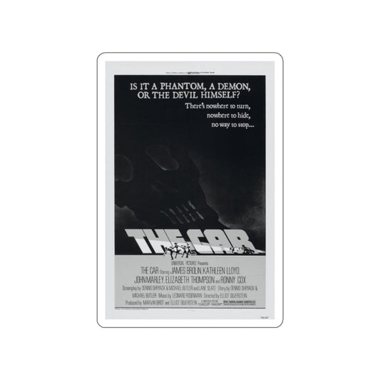 THE CAR 1977 Movie Poster STICKER Vinyl Die-Cut Decal-White-The Sticker Space