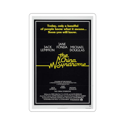 The China Syndrome 1979 Movie Poster STICKER Vinyl Die-Cut Decal-6 Inch-The Sticker Space