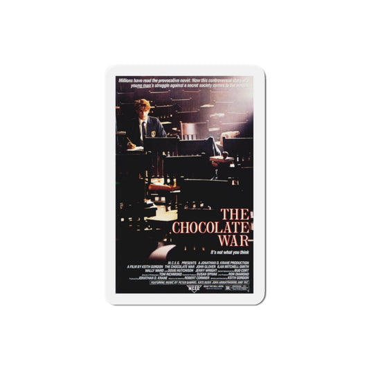 The Chocolate War 1988 Movie Poster Die-Cut Magnet-2" x 2"-The Sticker Space
