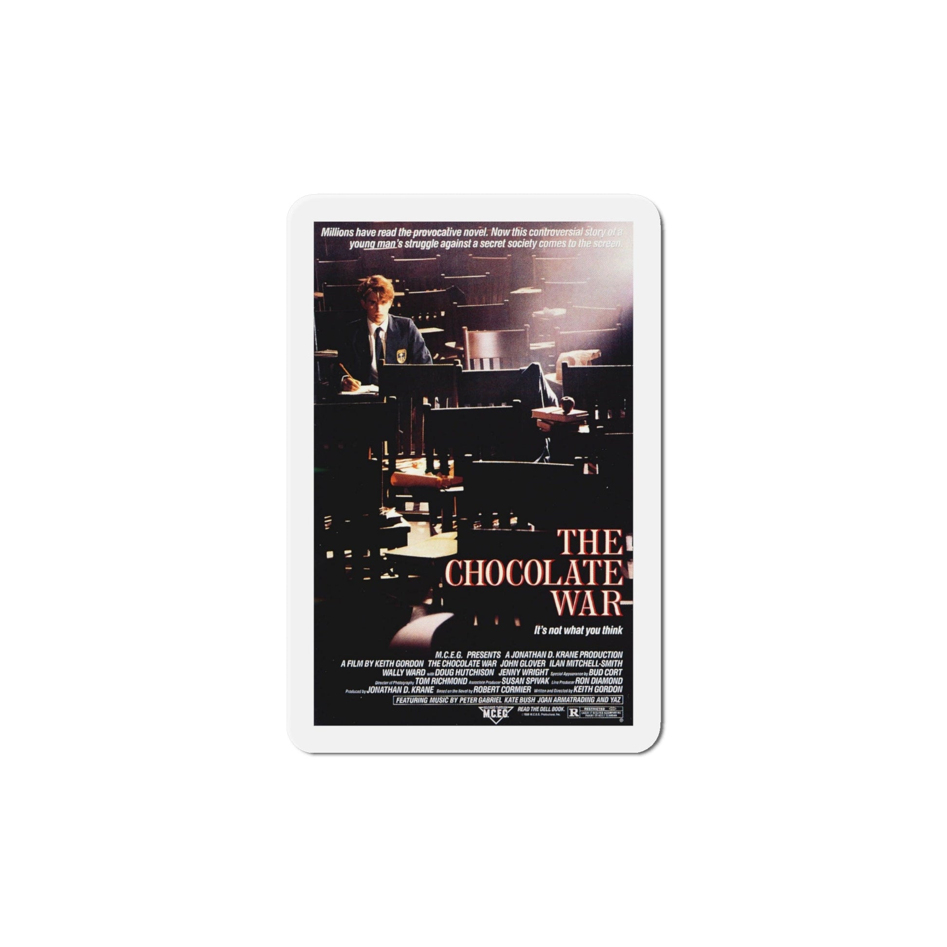 The Chocolate War 1988 Movie Poster Die-Cut Magnet-6 × 6"-The Sticker Space