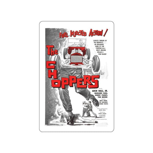 THE CHOPPERS 1961 Movie Poster STICKER Vinyl Die-Cut Decal-White-The Sticker Space