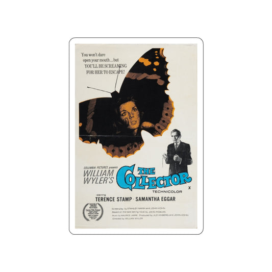 THE COLLECTOR (UK) 1965 Movie Poster STICKER Vinyl Die-Cut Decal-White-The Sticker Space