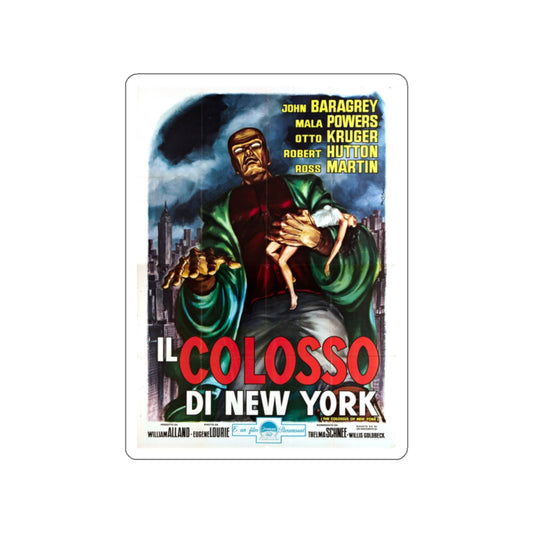 THE COLOSSUS OF NEW YORK (2) 1958 Movie Poster STICKER Vinyl Die-Cut Decal-White-The Sticker Space
