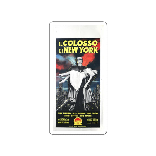 THE COLOSSUS OF NEW YORK (ITALIAN) 1958 Movie Poster STICKER Vinyl Die-Cut Decal-White-The Sticker Space
