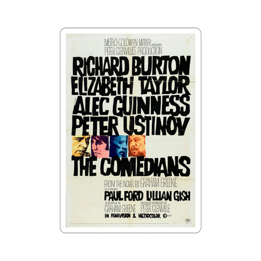 The Comedians 1967 Movie Poster STICKER Vinyl Die-Cut Decal-6 Inch-The Sticker Space