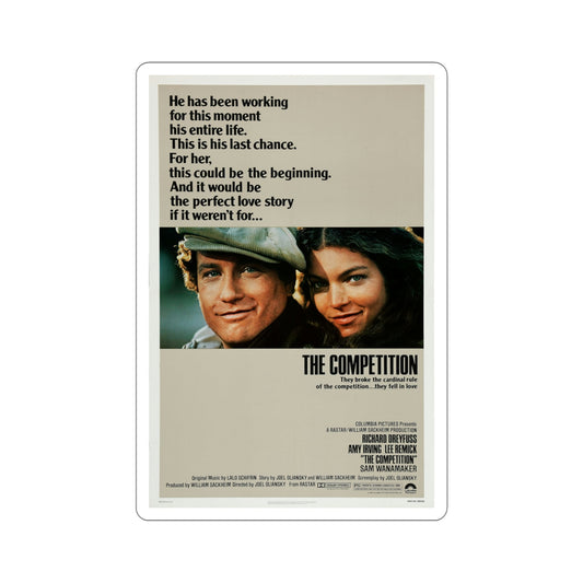 The Competition 1980 Movie Poster STICKER Vinyl Die-Cut Decal-6 Inch-The Sticker Space