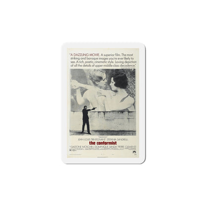 The Conformist 1970 Movie Poster Die-Cut Magnet-6 × 6"-The Sticker Space
