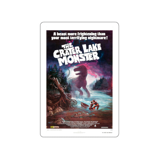 THE CRATER LAKE MONSTER 1977 Movie Poster STICKER Vinyl Die-Cut Decal-White-The Sticker Space