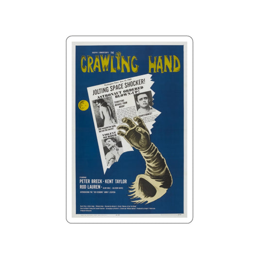 THE CRAWLING HAND 1963 Movie Poster STICKER Vinyl Die-Cut Decal-White-The Sticker Space