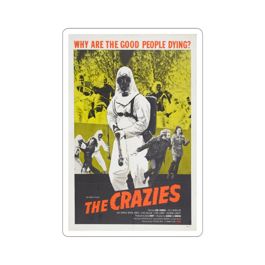 The Crazies 1973 Movie Poster STICKER Vinyl Die-Cut Decal-6 Inch-The Sticker Space