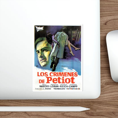 THE CRIMES OF PETIOT 1973 Movie Poster STICKER Vinyl Die-Cut Decal-The Sticker Space