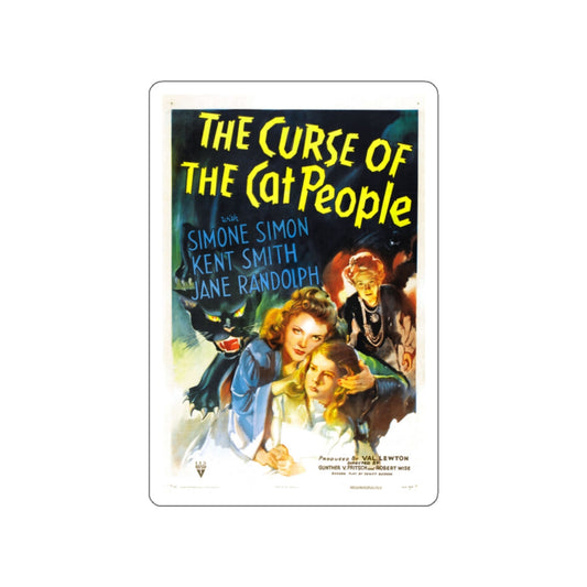 THE CURSE OF THE CAT PEOPLE 1944 Movie Poster STICKER Vinyl Die-Cut Decal-White-The Sticker Space