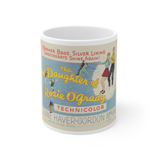 The Daughter of Rosie OGrady 1950 Movie Poster - White Coffee Cup 11oz-11oz-The Sticker Space