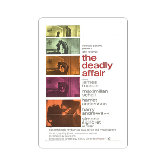 The Deadly Affair 1967 Movie Poster STICKER Vinyl Die-Cut Decal-6 Inch-The Sticker Space