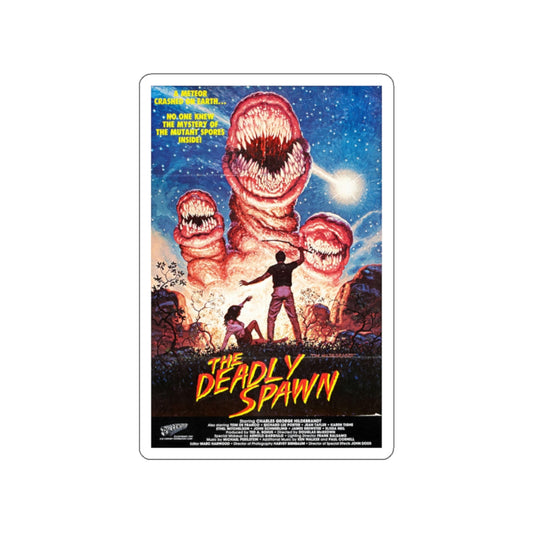 THE DEADLY SPAWN 1983 Movie Poster STICKER Vinyl Die-Cut Decal-White-The Sticker Space