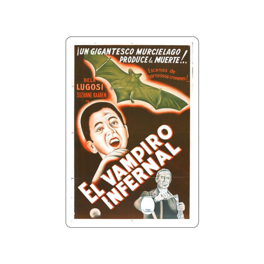 THE DEVIL BAT (SPANISH) 1940 Movie Poster STICKER Vinyl Die-Cut Decal-White-The Sticker Space