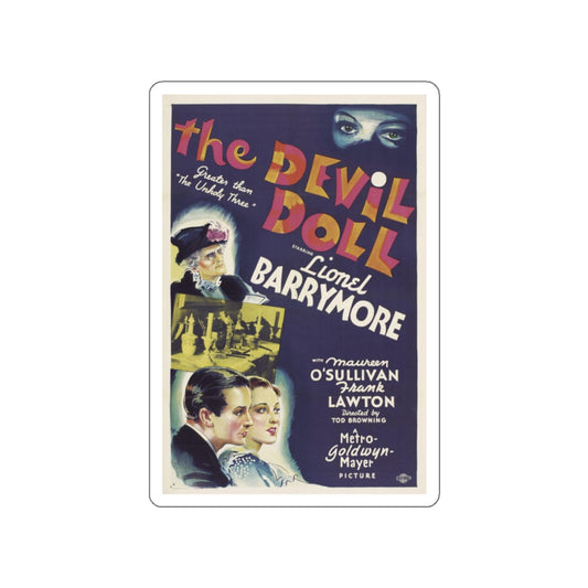 THE DEVIL DOLL 1936 Movie Poster STICKER Vinyl Die-Cut Decal-White-The Sticker Space