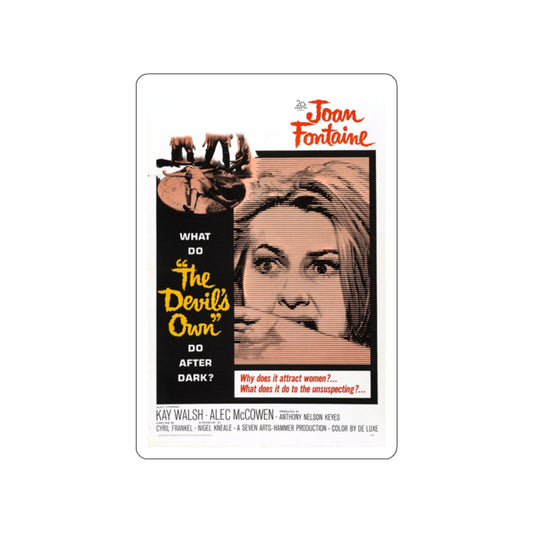 THE DEVIL'S OWN 1966 Movie Poster STICKER Vinyl Die-Cut Decal-White-The Sticker Space