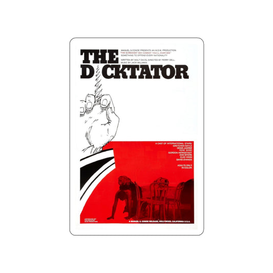THE DICKTATOR 1974 Movie Poster STICKER Vinyl Die-Cut Decal-White-The Sticker Space