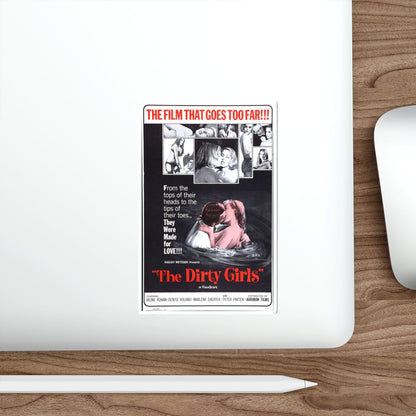 THE DIRTY GIRLS 1965 Movie Poster STICKER Vinyl Die-Cut Decal-The Sticker Space