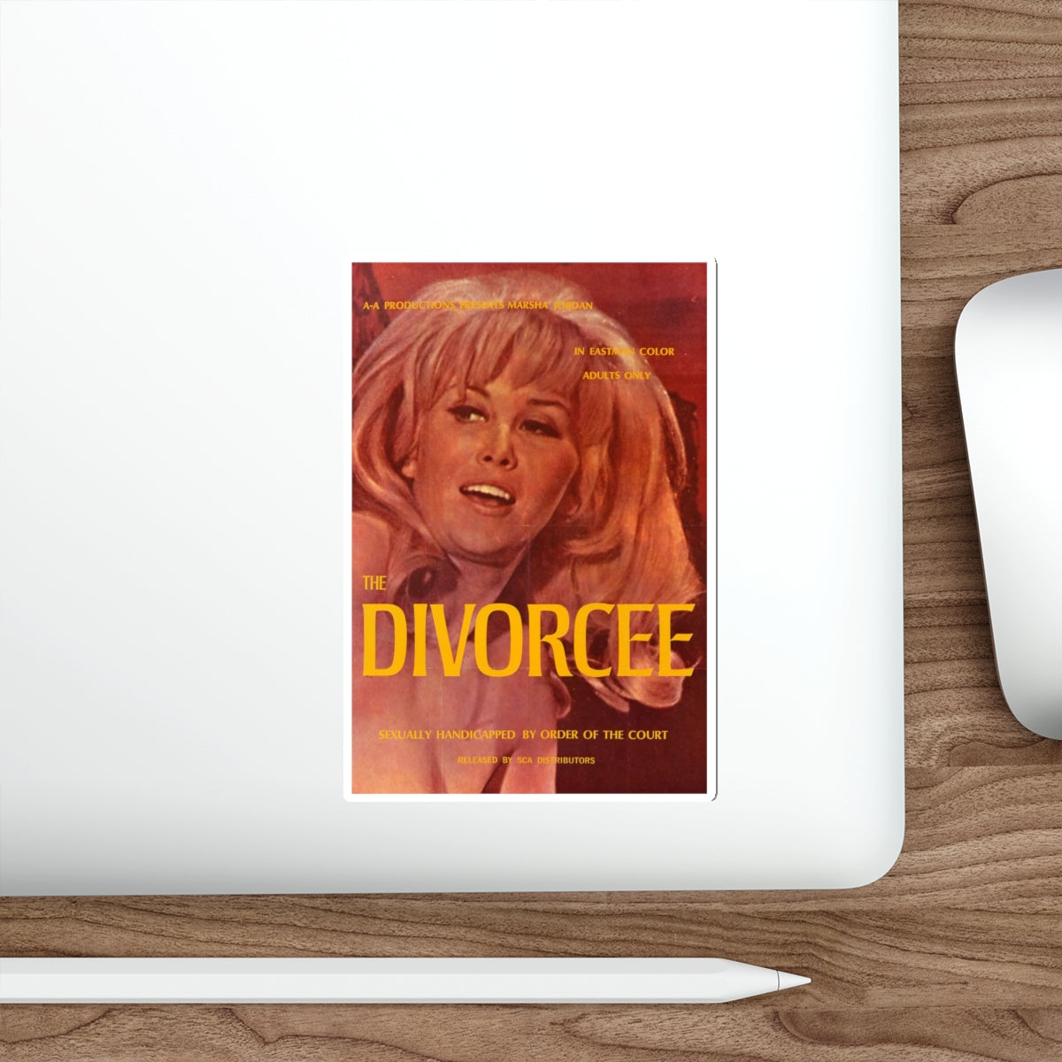 THE DIVORCEE 1930 Movie Poster STICKER Vinyl Die-Cut Decal-The Sticker Space