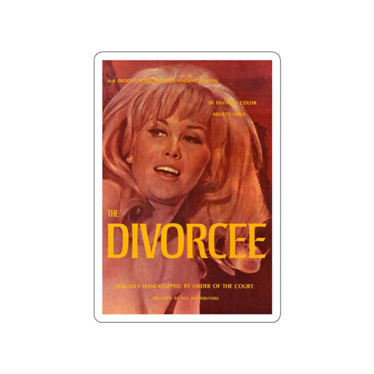 THE DIVORCEE 1930 Movie Poster STICKER Vinyl Die-Cut Decal-White-The Sticker Space