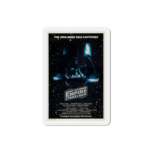The Empire Strikes Back 1980 Movie Poster Die-Cut Magnet-2" x 2"-The Sticker Space