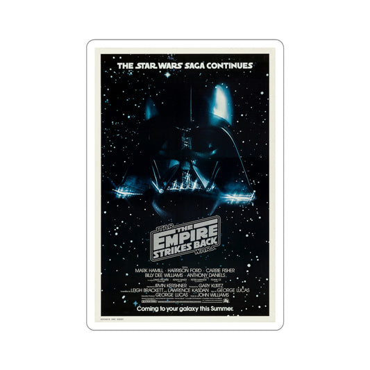 The Empire Strikes Back 1980 Movie Poster STICKER Vinyl Die-Cut Decal-6 Inch-The Sticker Space