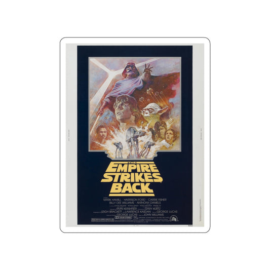 THE EMPIRE STRIKES BACK (4) 1980 Movie Poster STICKER Vinyl Die-Cut Decal-White-The Sticker Space