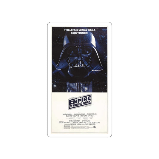 THE EMPIRE STRIKES BACK (TEASER) 1980 Movie Poster STICKER Vinyl Die-Cut Decal-White-The Sticker Space