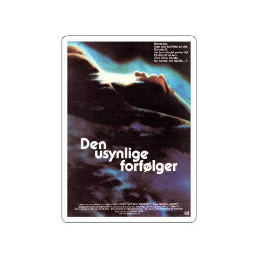 THE ENTITY (DANISH) 1982 Movie Poster STICKER Vinyl Die-Cut Decal-White-The Sticker Space