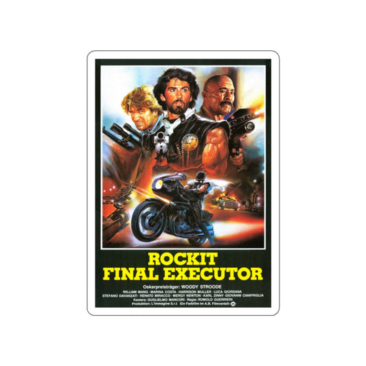 THE FINAL EXECUTIONER 1984 Movie Poster STICKER Vinyl Die-Cut Decal-White-The Sticker Space
