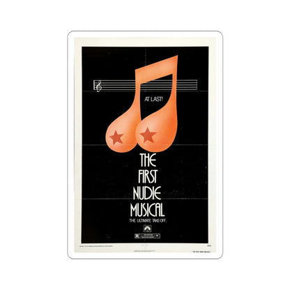 The First Nudie Musical 1976 Movie Poster STICKER Vinyl Die-Cut Decal-3 Inch-The Sticker Space