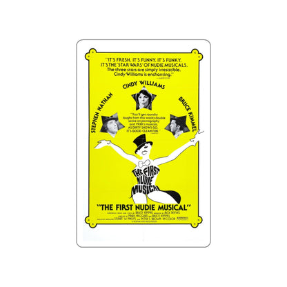 THE FIRST NUDIE MUSICAL 1976 Movie Poster STICKER Vinyl Die-Cut Decal-White-The Sticker Space