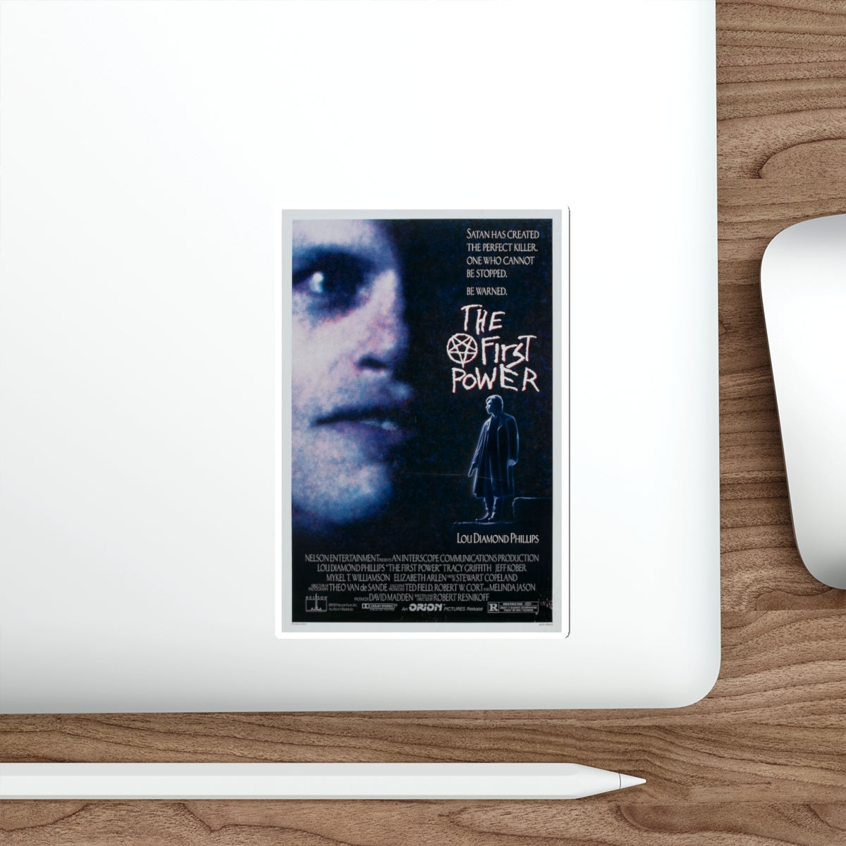 THE FIRST POWER 1990 Movie Poster STICKER Vinyl Die-Cut Decal-The Sticker Space