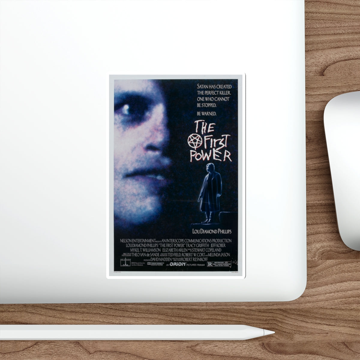 THE FIRST POWER 1990 Movie Poster STICKER Vinyl Die-Cut Decal-The Sticker Space
