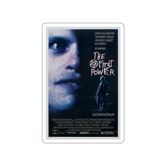 THE FIRST POWER 1990 Movie Poster STICKER Vinyl Die-Cut Decal-White-The Sticker Space