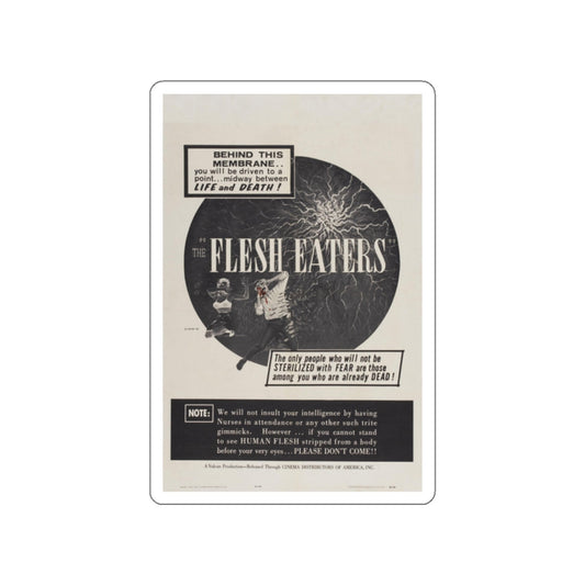 THE FLESH EATERS 1964 Movie Poster STICKER Vinyl Die-Cut Decal-White-The Sticker Space