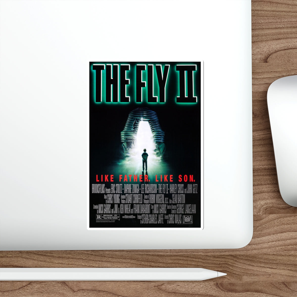 THE FLY II 1989 Movie Poster STICKER Vinyl Die-Cut Decal-The Sticker Space