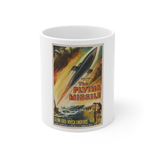 The Flying Missile 1950 Movie Poster - White Coffee Cup 11oz-11oz-The Sticker Space