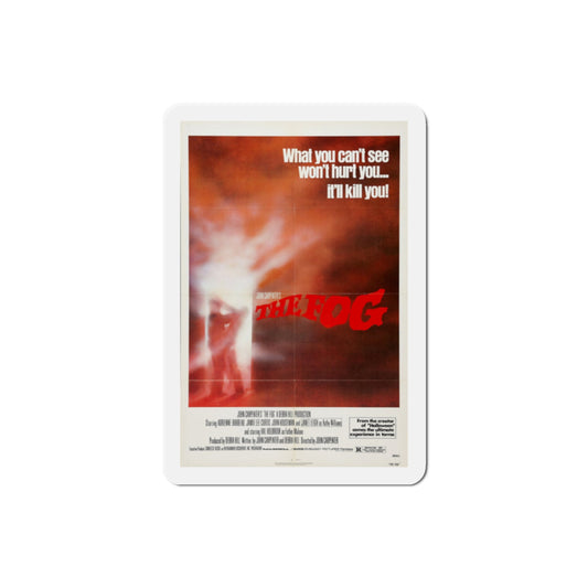 The Fog 1980 Movie Poster Die-Cut Magnet-2" x 2"-The Sticker Space