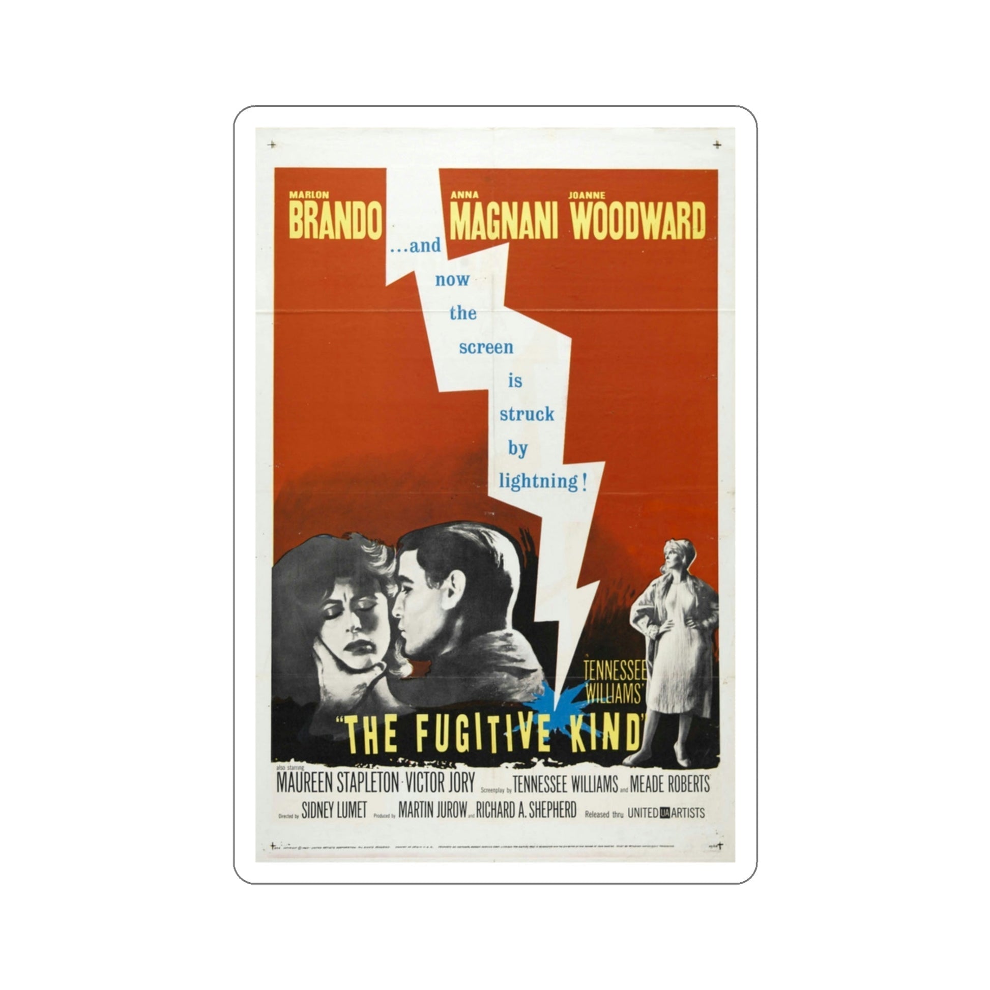 The Fugitive Kind 1959 Movie Poster STICKER Vinyl Die-Cut Decal-3 Inch-The Sticker Space